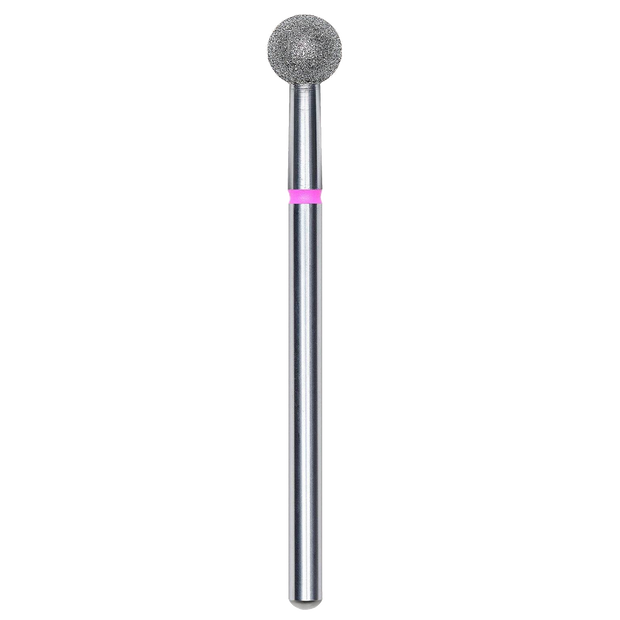 DIAMOND NAIL DRILL BIT, "BALL", RED, HEAD DIAMETER 5MM (FA01R050) - STALEKS™