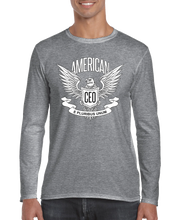 American CEO Patriotic Eagle Men's Long Sleeve Shirt