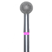 DIAMOND NAIL DRILL BIT, "BALL", RED, HEAD DIAMETER 5MM (FA01R050) - STALEKS™