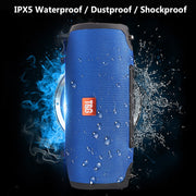 Large Waterproof Wireless Portable Bluetooth Speaker With Strap