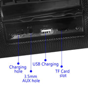 Large Waterproof Wireless Portable Bluetooth Speaker With Strap